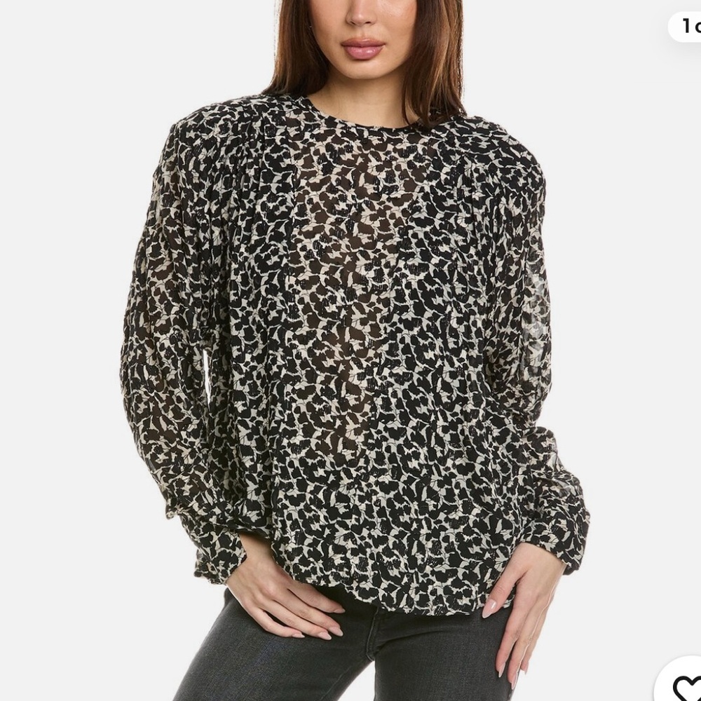 Isabel Marant E'toile
Midway printed
Blouse Women's Black White Patterned Top